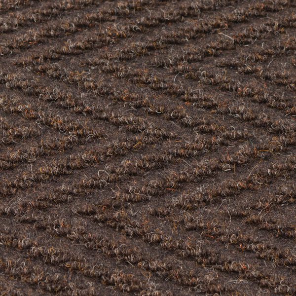 Chevron Rib - Dark Brown