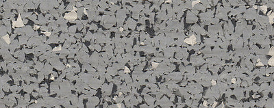 Rubber Flooring Rolls 95% Color - Avalanche Gray
