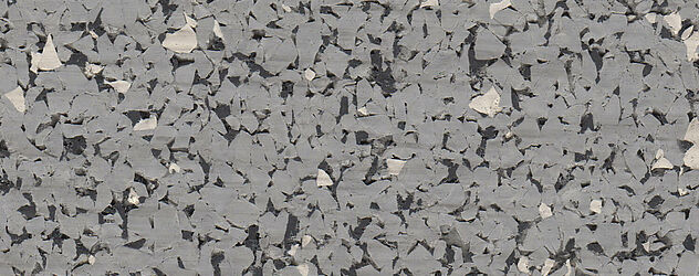 Rubber Flooring Rolls 95% Color - Avalanche Gray