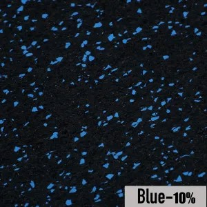 Rubber Flooring Rolls 10% Color - Blue