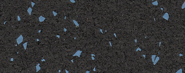 3/8 Interlocking Rubber Tile - Blue