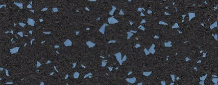 Rubber Flooring Rolls 20% Color - Blue Blitz