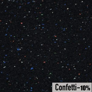 Rubber Flooring Rolls 10% Color - Confetti