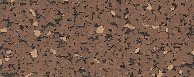 Rubber Flooring Rolls 95% Color - 3 Colors