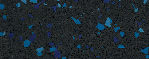 Rubber Flooring Rolls 20% Color - Midnight