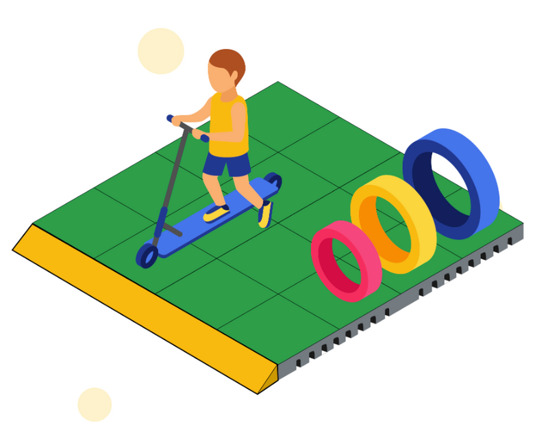 Playfall Edge Ramp - 6 Colors