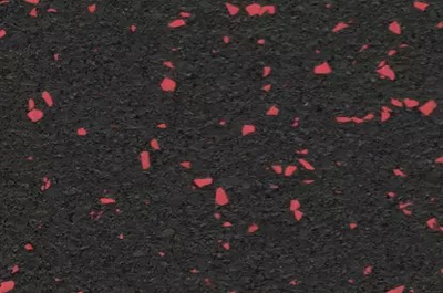 Rubber Flooring Rolls 10% Color - Raging Red