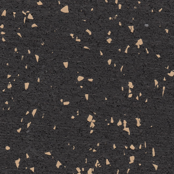 Rubber Flooring Rolls 10% Color - Tan