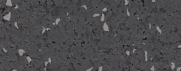 Rubber Flooring Rolls 95% Color - Thunder Gray