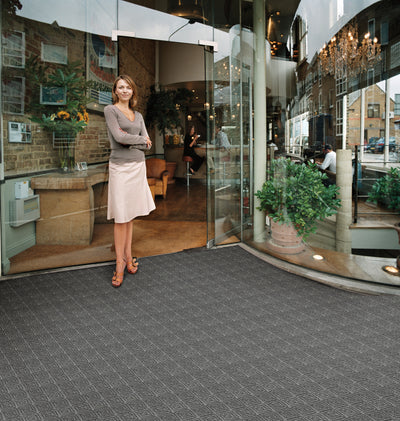 WaterHog Tile - Medium Grey