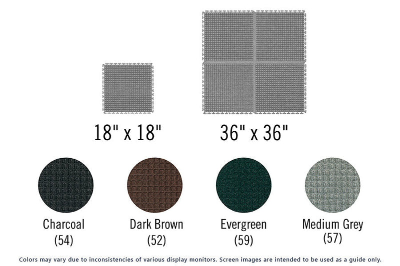 WaterHog Modular Tile - 36" - 4 Colors